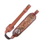AA&E Trophy Leather Deer Rifle Sling (Genuine Leather, Suede Pad)