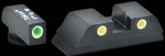Ameriglo Classic 3-Dot Tritium Sight Set Glock Gen 5 Green/Yellow