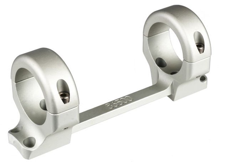 DNZ Browning X-Bolt Short Action 30mm Scope Tube Mount 1-Piece 86500s Silver