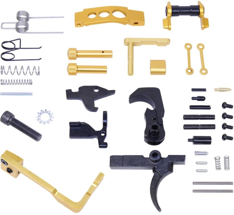 Guntec USA AR-15 Enhanced Lower Parts Kit w/ Upgrades