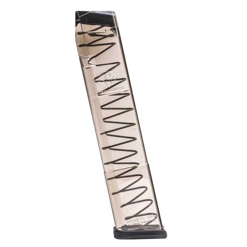 Elite Tactical Systems GLK-9-170 27-Round Glock 9mm Magazine Clear Polymer