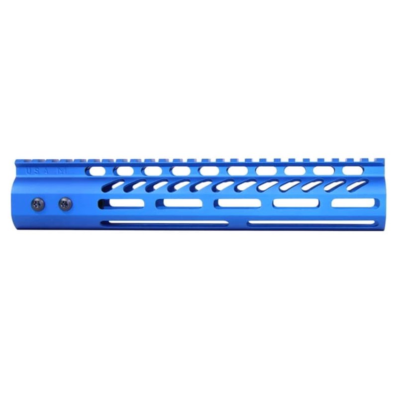 Guntec USA 4in Ultra Lightweight Thin M-LOK System Handguard w/ Monolithic Top Rail