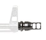 JMac Customs 2C 14-1LH Face Muzzle Brake w/ Keymount - KeyMicro RRD-2C-14F-KM