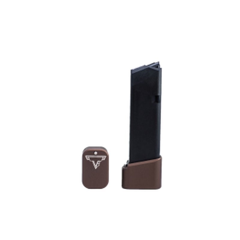 Taran Tactical Glock 19/23 +4/5 Compact Base Pad Extension (Coyote Bronze)