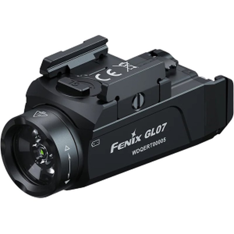 Fenix GL07 Compact Weapon Light for Glock Picatinny Rail Black
