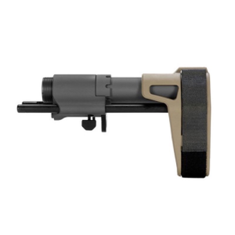 SB TACTICAL SBPDW Brace FDE/Black Adj Fits AR15