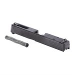Brownells Glock 43 Complete Slide Assembly Window Ported Barrel 416 Stainless Black Nitride