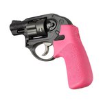Hogue Rubber Tamer Cushion Grip Ruger LCR LCRx Pink No Finger Grooves