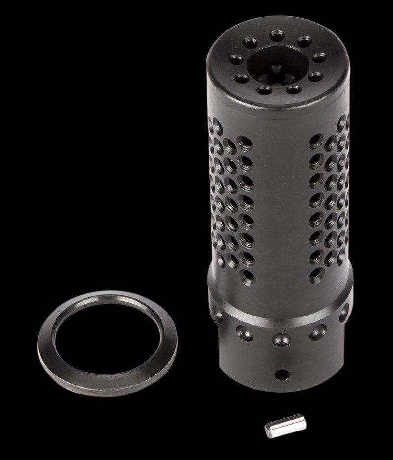 Spikes Tactical Dynacomp Extreme .308 Muzzle Brake - Black Nitride
