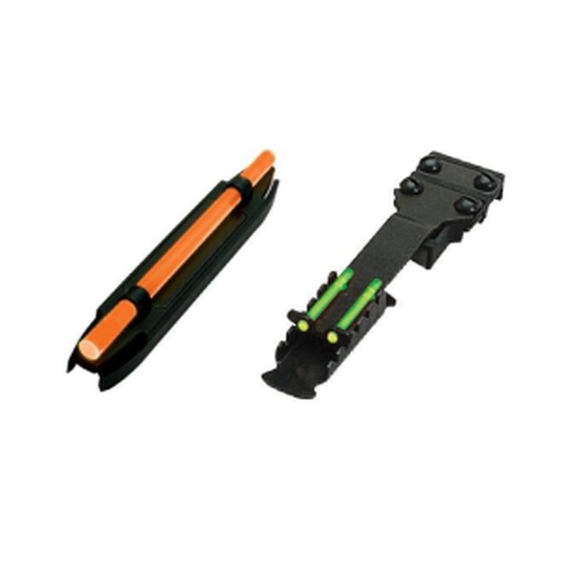 Hiviz C-Series Magnetic Turkey/Deer Sight Set Green/Orange Front Green Rear Narrow Model