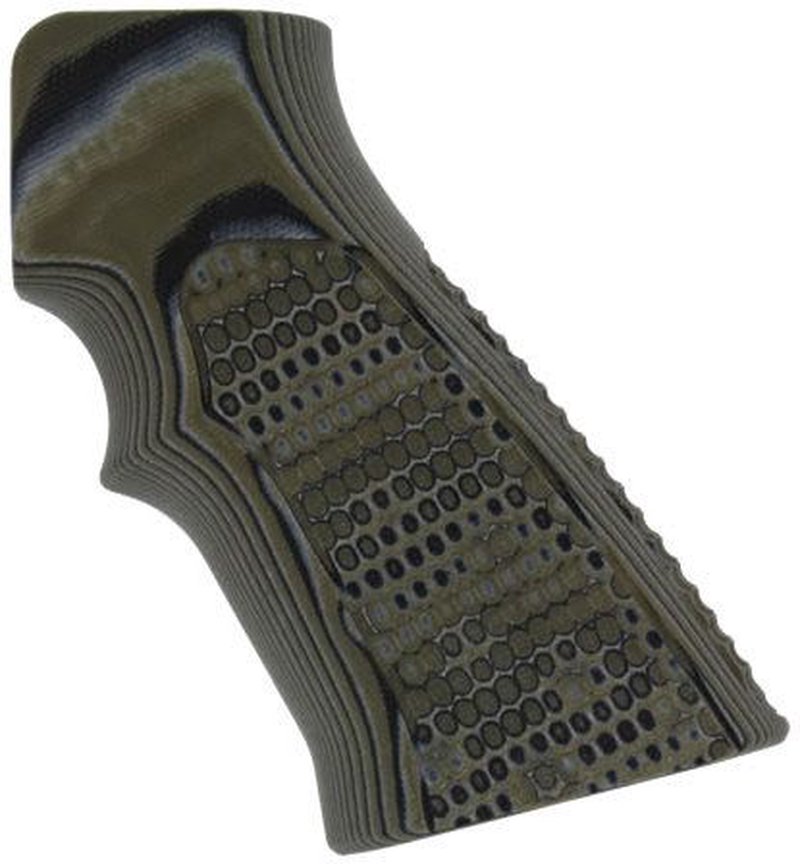 Hogue G-10 Grips for AR15 / M16, Piranha pattern