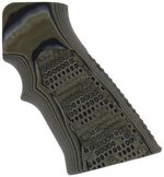 Hogue G-10 Grips for AR15 / M16, Piranha pattern