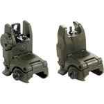 Magpul MBUS Gen 2 Flip-Up Front and Rear Sight Set AR-15 Polymer Olive Drab