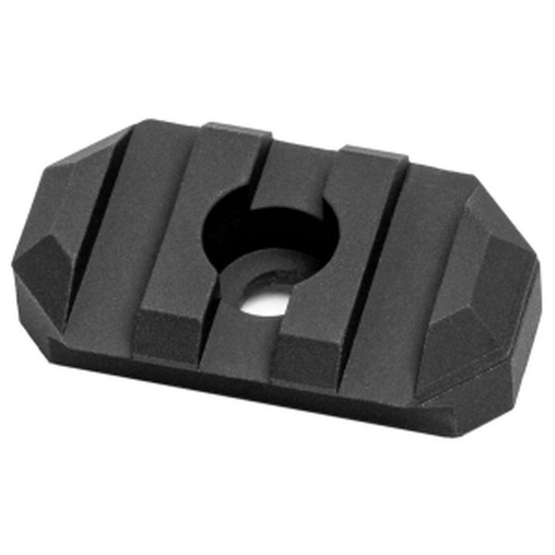 GROVTEC M-LOK Rail Section 1.3in 3-Slot Aluminum Black