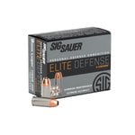 Sig Sauer Elite V-Crown 9mm 115gr JHP Ammunition, 20 Rounds E9MMA1-20