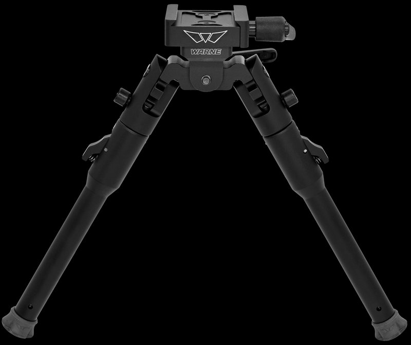 Warne Skyline Lite Bipod ARCA Mount 6.5–11.15 in Matte Black 7075 Aluminum 7912M