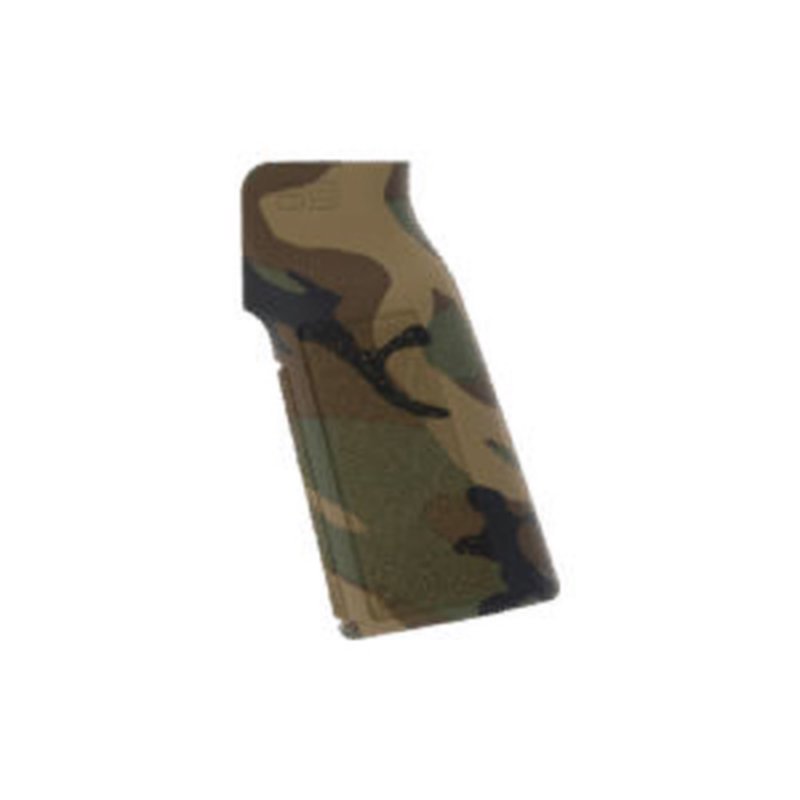 B5 Systems Type 22 P-Grip, Woodland Camo - Durable, Ergonomic Grip - PGR-1472