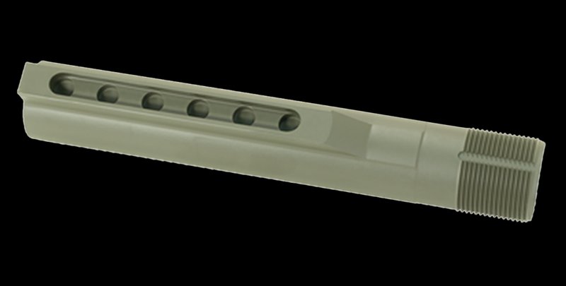 Timber Creek Outdoors Mil-Spec AR Buffer Tube 6-Position Olive Drab Cerakote ARBTOD