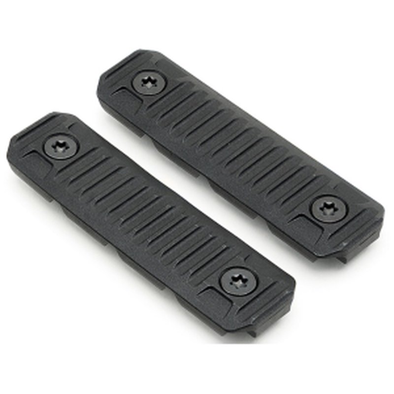 Strike Industries Cable Management M-LOK Rail Cover Long Polymer 2-Pack Black