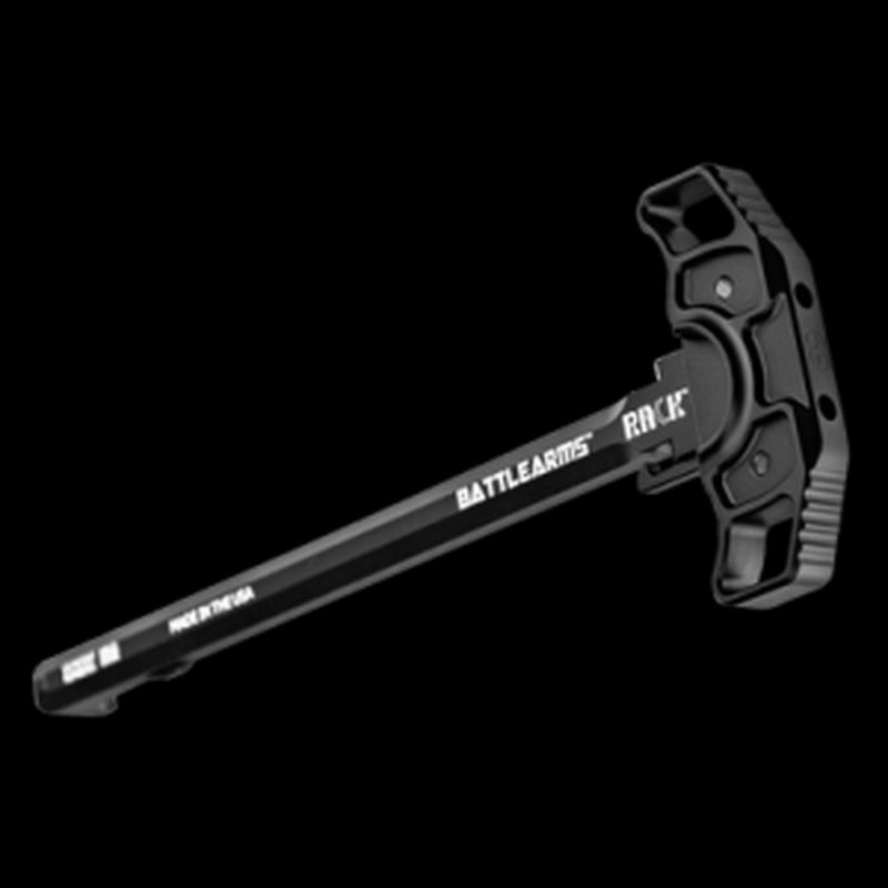 Battle Arms Development RACK15 Ambidextrous AR-15/AR-10/9mm AR PCC Charging Handle (Black Hardcoat Anodized) - RACK15