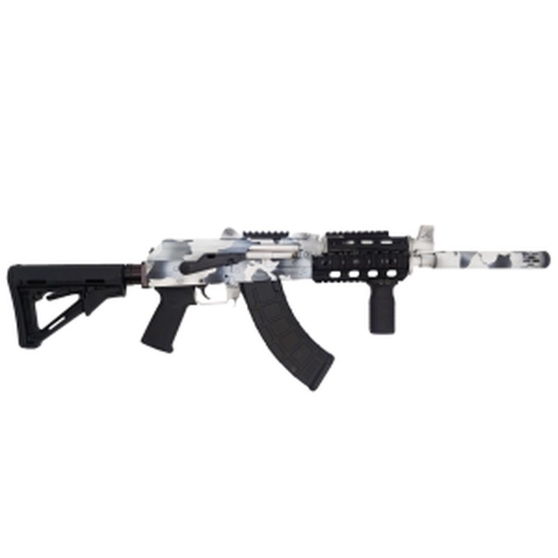 Zastava ZPAP92 AK-47 7.62x39 16.5" Arctic White Camo Rifle 30-Round