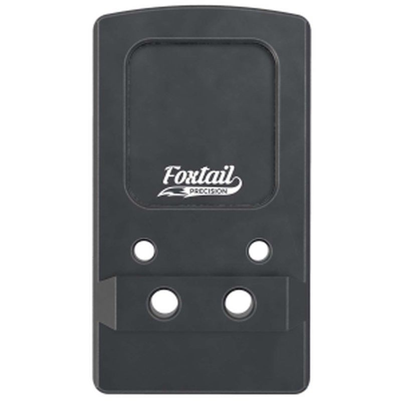 Foxtail Precision Non-MOS Glock Rear Dovetail Optic Adapter Plate (Black)