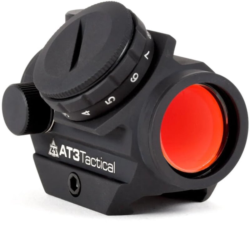 AT3 Tactical PRO 1x23mm 2 MOA Micro Red Dot Reflex Sight with Riser Mount & Armor