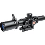 TruGlo TG8516TL TruBrite 1-6x24mm Illuminated Duplex 30mm Riflescope Black Matte