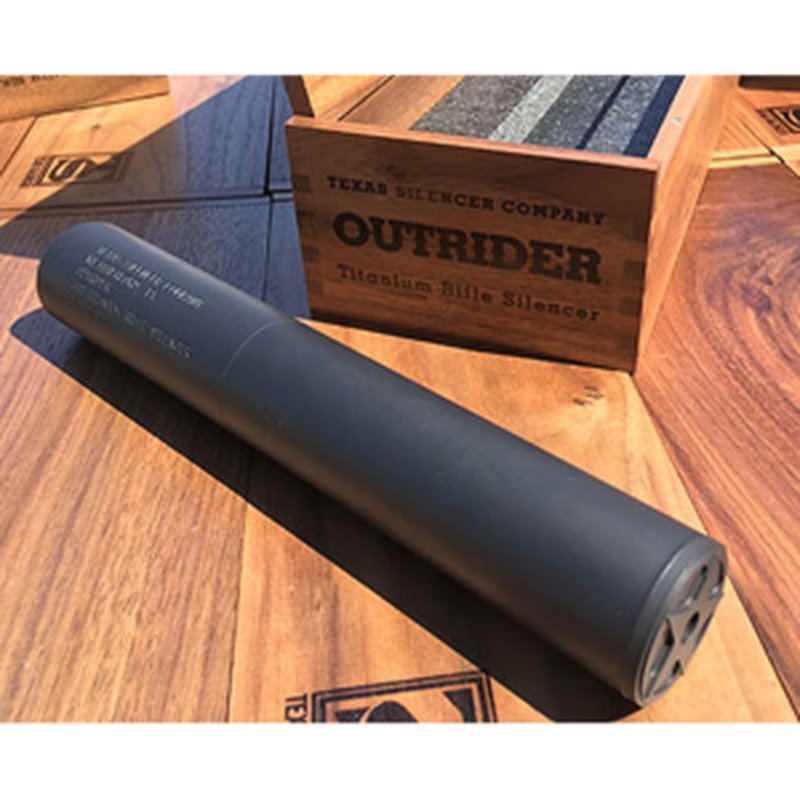 Lonestar Silencer Outrider Titanium Rifle Silencer Rider308 7.62 NATO 9.25 in 5/8x24