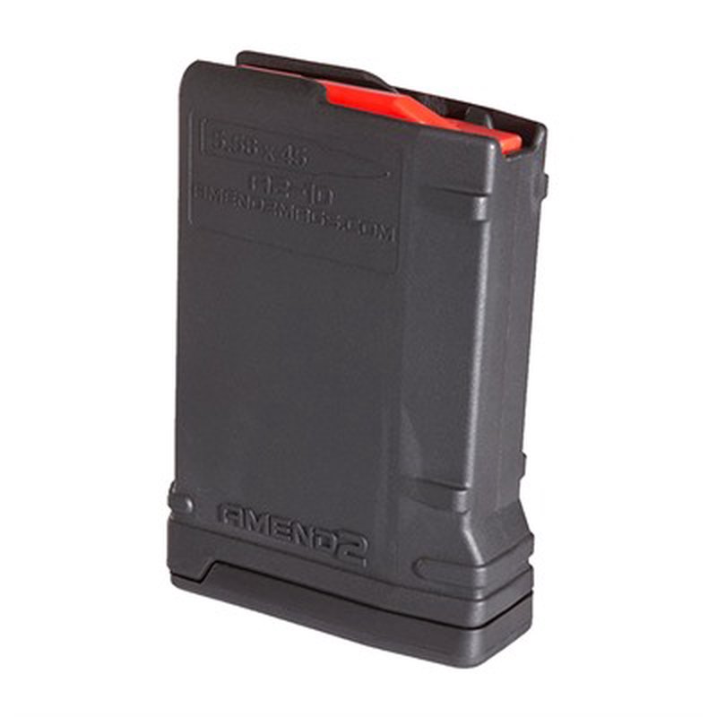AMEND2 AR-15 Mod-2 5.56x45 NATO Rifle Magazine - 10rd Black Poly