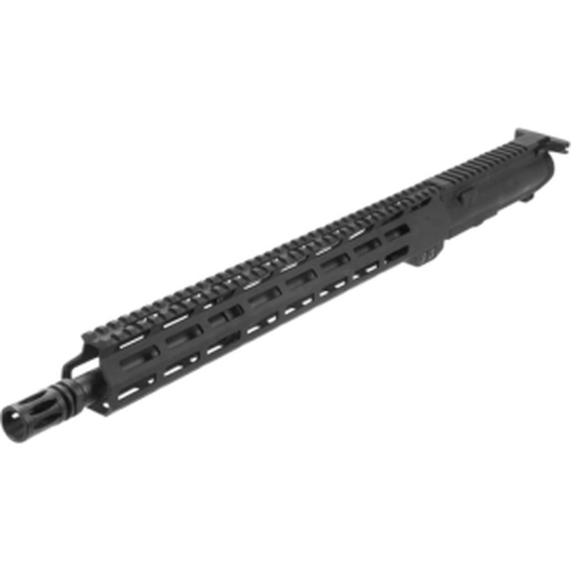 Aim Sports AR5CUB3 Complete Upper Assembly 5.56x45mm NATO 16" Black Nitride Barrel 7075-T6 Aluminum Black Hard Coat Anodized Receiver 15" M-LOK Free-Float Handguard for AR-15