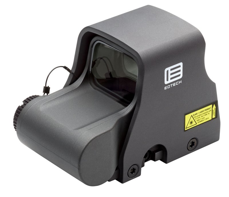 EOTech XPS2 HWS Holographic Sight 1 MOA Dot 68 MOA Ring Gray