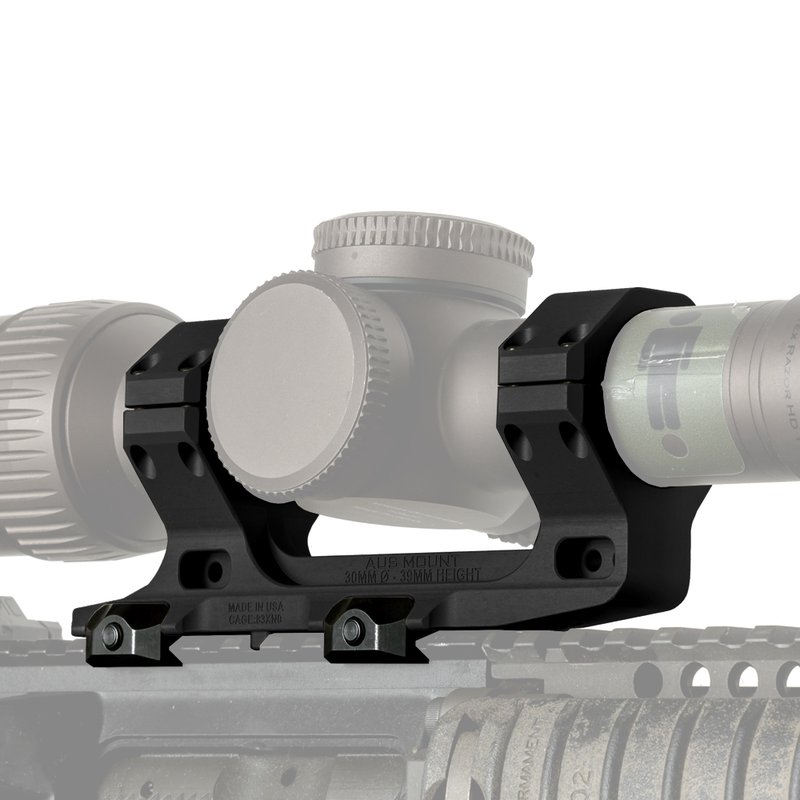 Reptilia AUS 30mm Optic Mount 39mm Height (30mm Bore) - Black Anodize