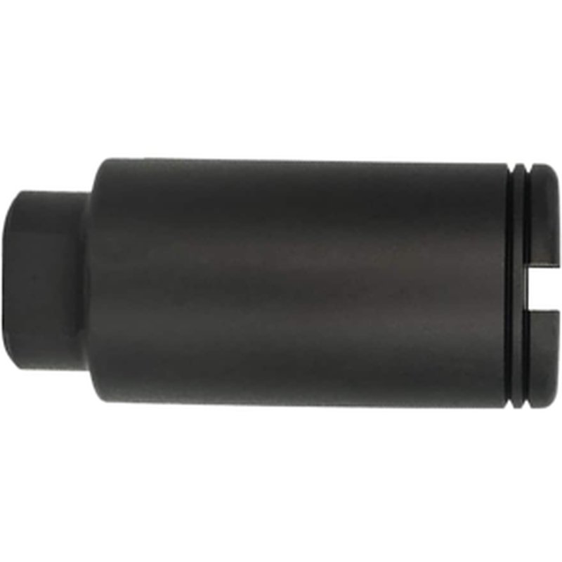 KAK Full Size Flash Can Flash Hider M14x1 LH 7.62mm Aluminum Matte