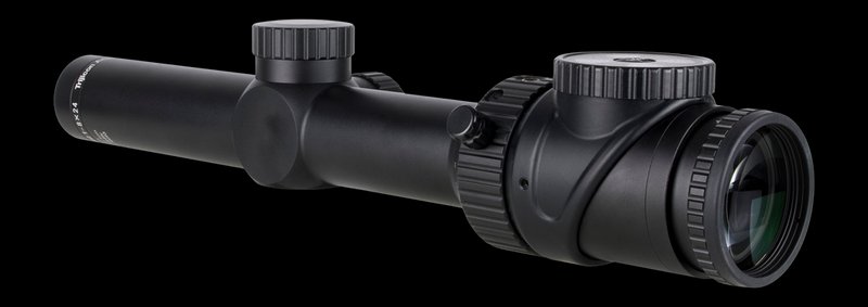 Trijicon AccuPoint 1-8x24 LPVO Riflescope BAC Red Triangle Post, 30mm Tube