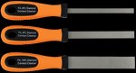 RamRodz Diamond-Coated Flexible Flat Files Set for Firearms 3-Pack 6mm 9mm 15mm 9.25in