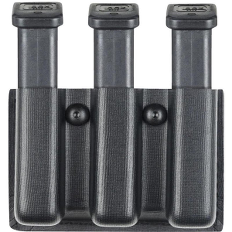 Safariland 775 Slimline Open Top Triple Magazine Pouch for Glock 17/22 STX Tactical Black