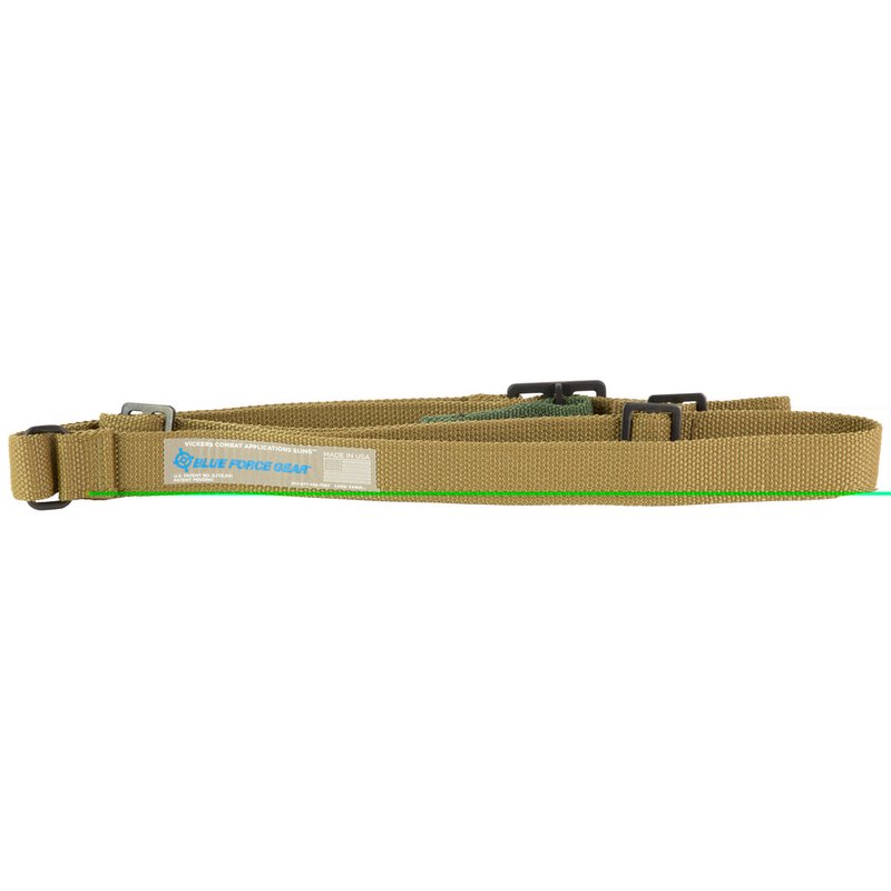 Blue Force Gear Vickers 2-Point Rifle Sling VCAS-125-OM-CB 1.25 Inch Cordura Coyote Brown AR-15
