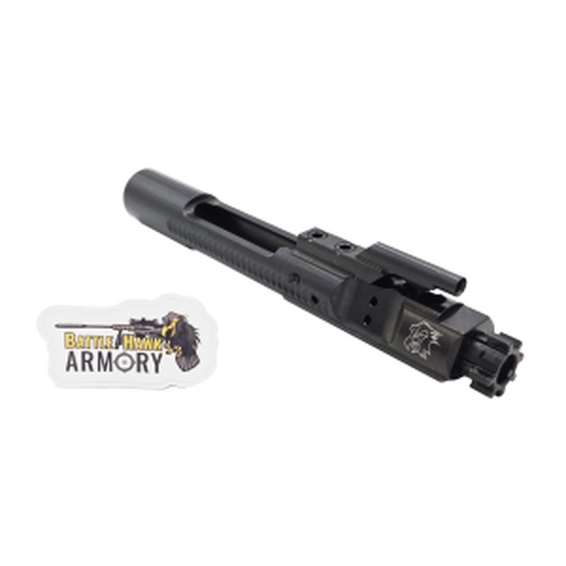 BHA Precision Black DLC Logoed Bolt Carrier Group AR-15 5.56 300 Blackout