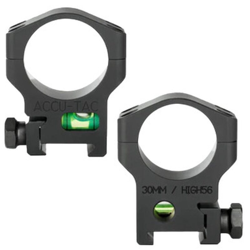 Accu-Tac HSR-300 HSR-30 Ring Set 30mm Dia 1.3" Black
