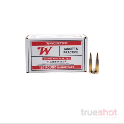 Winchester 5.56x45mm 55 Grain FMJ Bulk Pack Ammunition