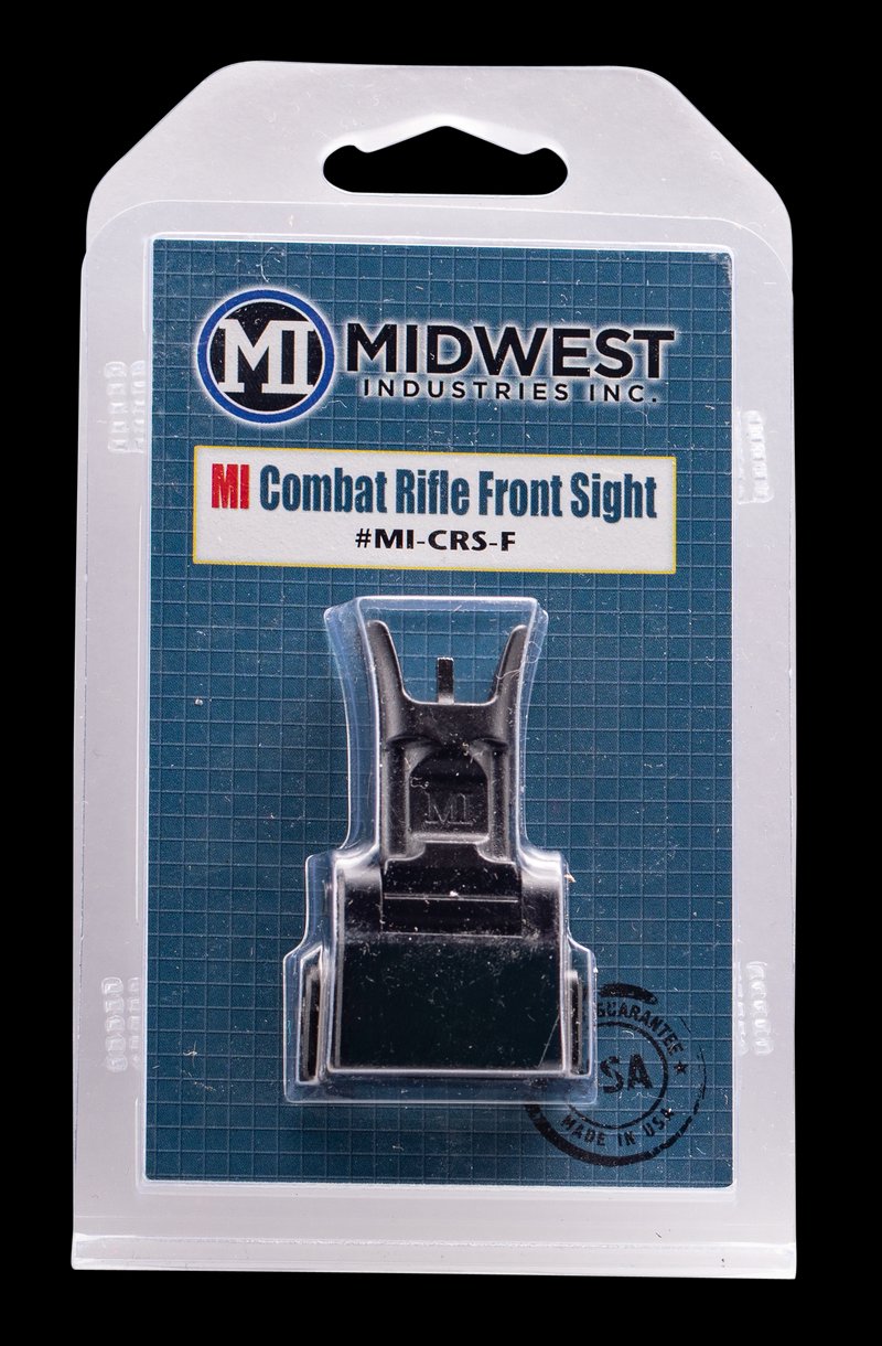 Midwest Industries MICRSF Front Sight Flip Up AR-15 Black Anodized