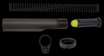 TacFire MAR047PCCAP Mil-Spec AR-15 Buffer Tube Kit 5.5 oz Black Matte