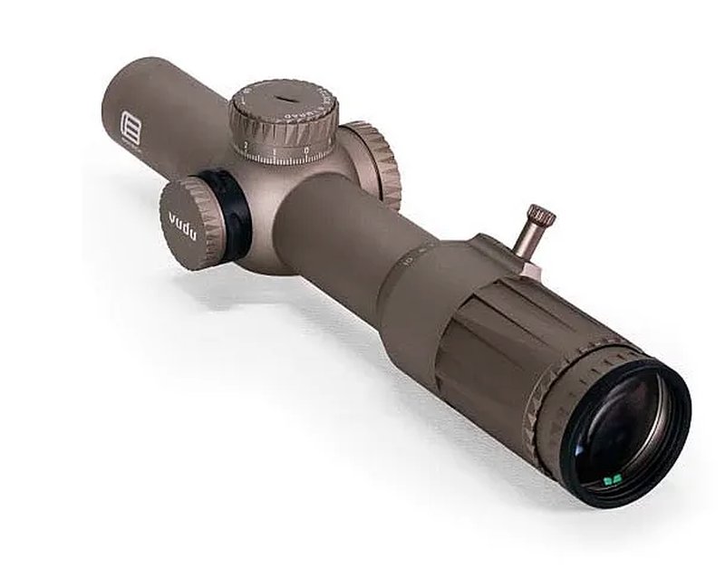 EOTech Vudu 1-10x28 FFP Riflescope - SR5 Reticle MRAD w/ Daylight Bright Dot Tan/FDE