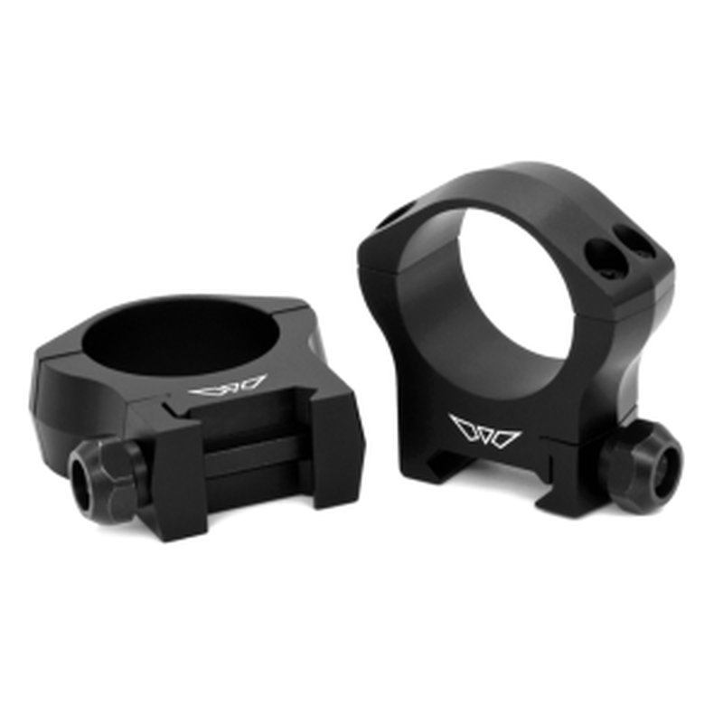 Warne Mountain Tech Scope Rings 35mm Medium Matte Black 7075-T6 Aluminum 7241M