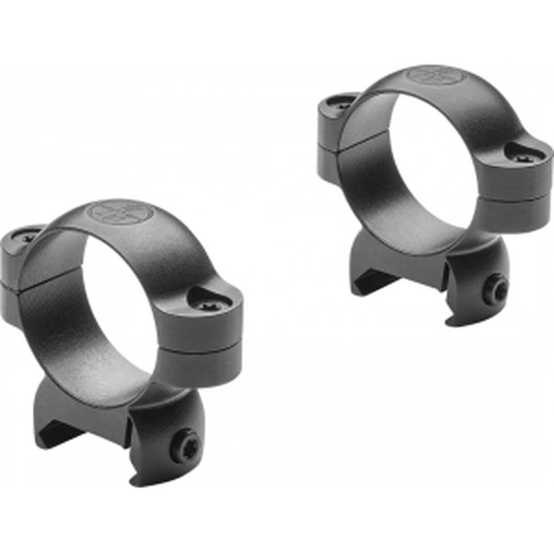 Leupold 120978 LRW Ring Set 30mm Diam High Steel Black Matte