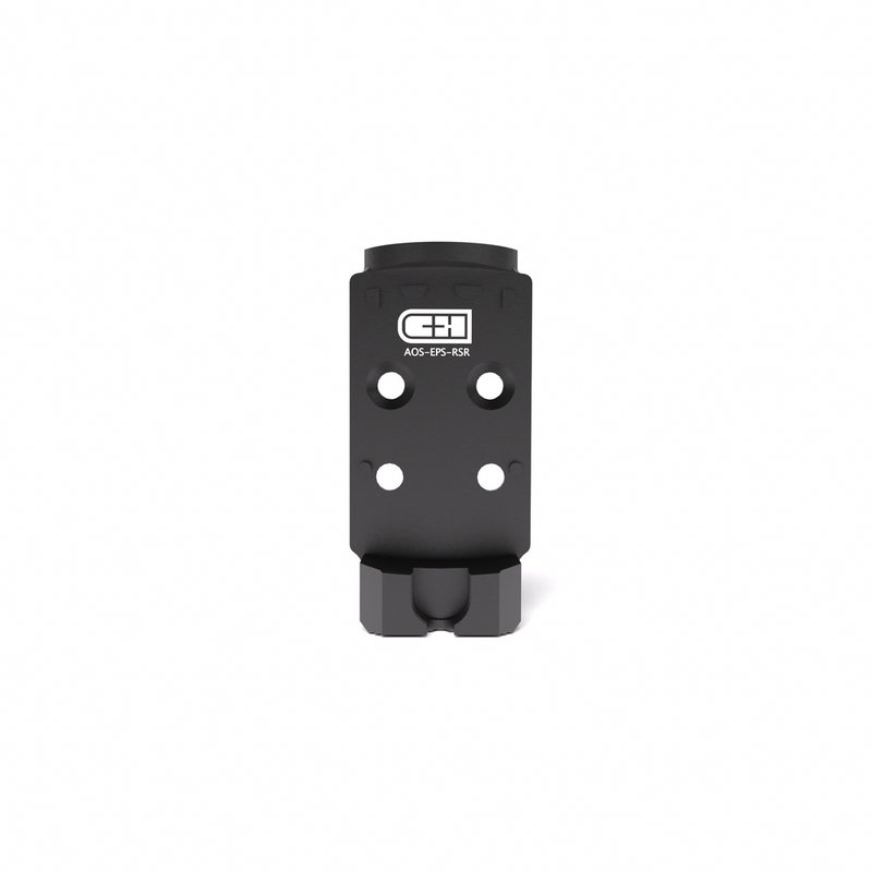 C&H Precision Weapons AOS Cut to Holosun EPS Plate w/ Integrated Rear Sight SA-PDY-EPS-RSR