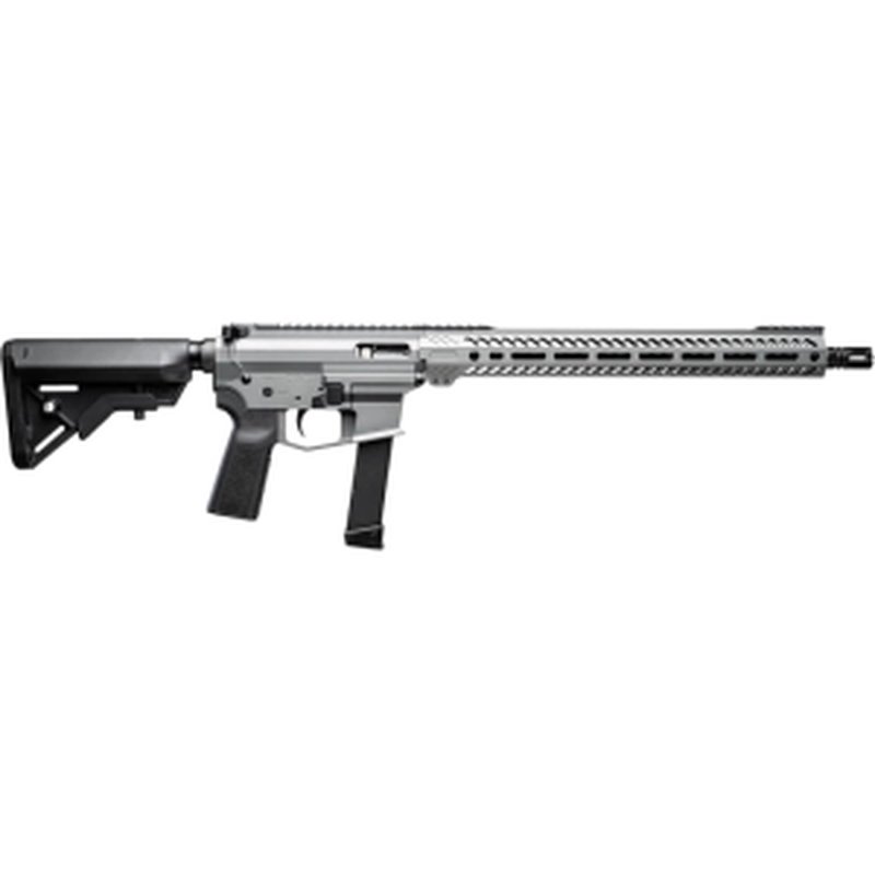 Angstadt Arms AAUDP09RGR UDP-9 15+1 16" Black Melonite Threaded Barrel, Tactical Gray Cerakote Picatinny Rail Aluminum Receiver, 15" M-LOK Handguard, Black Synthetic B5 Bravo Stock