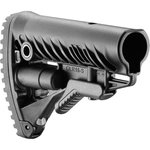 FAB Defense AR-15/M4 Stock With Battery Storage And Rubber Buttpad
