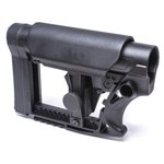 Luth-AR MBA-4 Carbine Stock with Cheek Riser for AR-15 AR-10 Black MBA-4-CHP